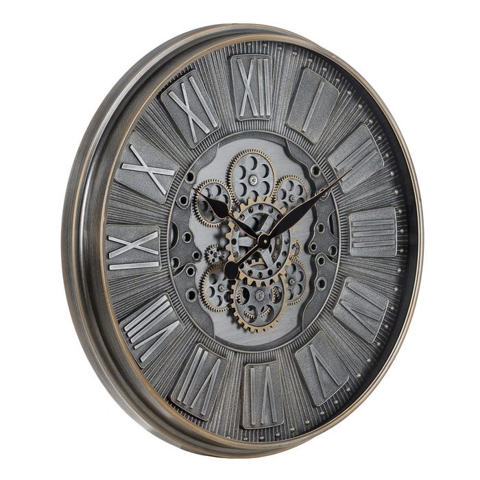 Reloj Acero Metal Decoración 69,50 X 9 X 69,50 Cm