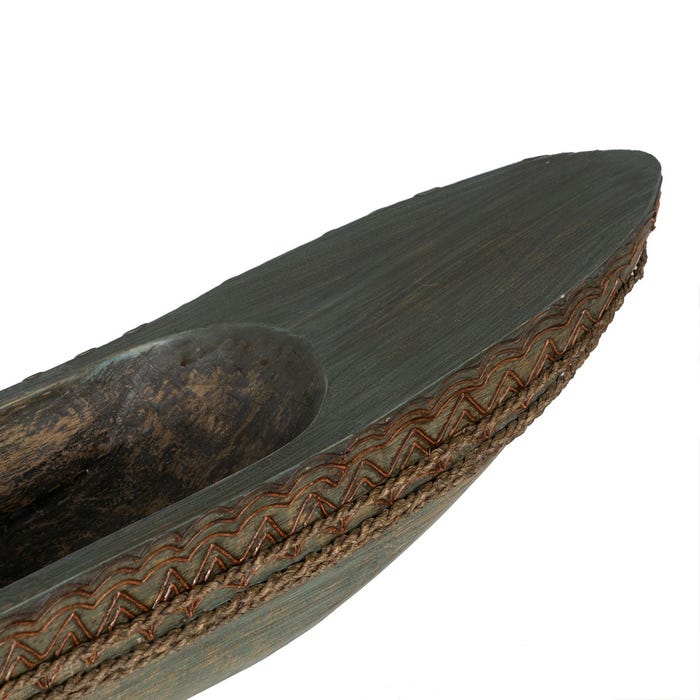 Centro Mesa Madera-Fibra Natural 98 X 14 X 16 Cm