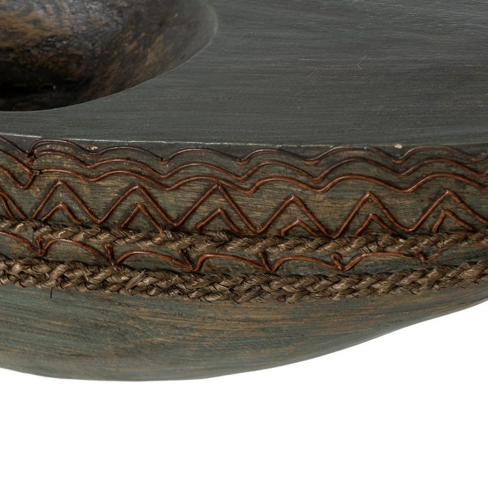 Centro Mesa Madera-Fibra Natural 98 X 14 X 16 Cm