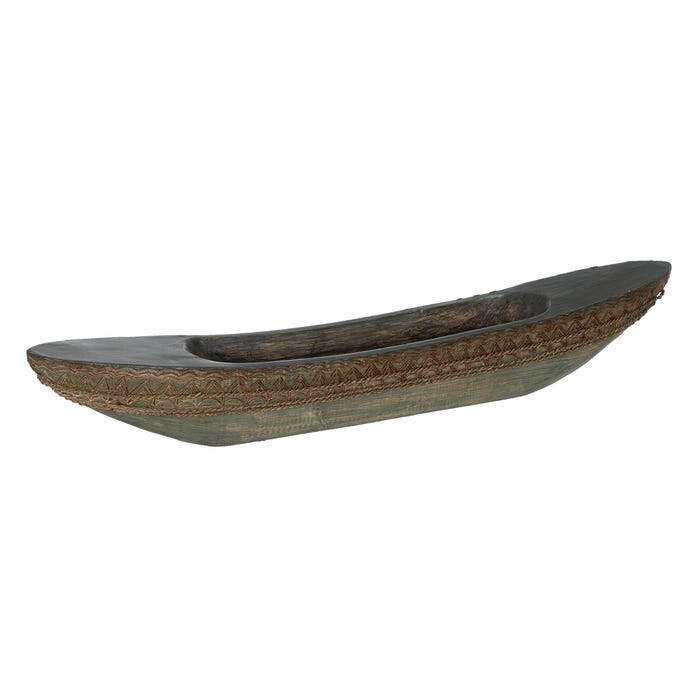 Centro Mesa Madera-Fibra Natural 98 X 14 X 16 Cm