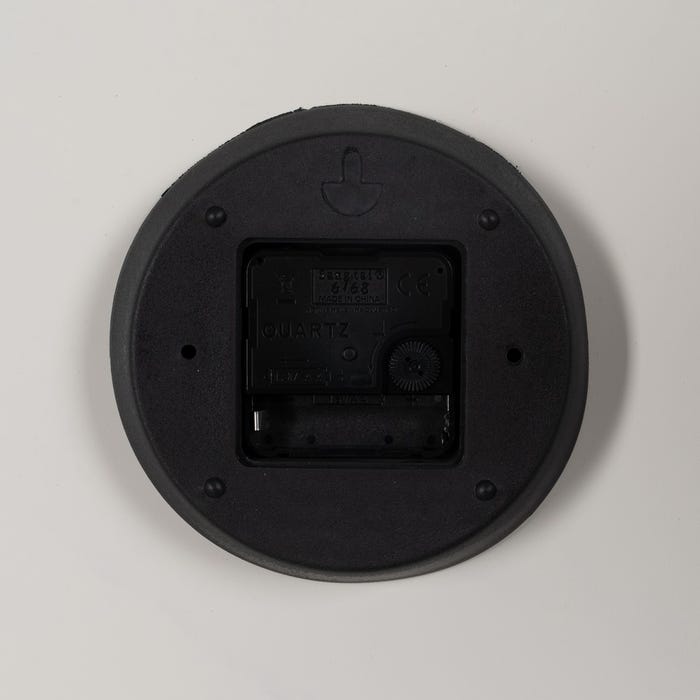 Reloj Blanco-Negro Metal Decoración 70 X 70 X 6,50 Cm