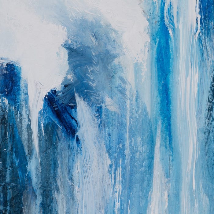 Pintura Abstracto Lienzo Decoración 100 X 150 Cm