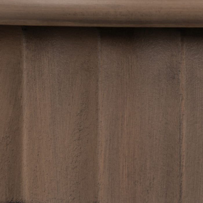 Mesita Auxiliar Marrón Dm-Madera 40 X 40 X 66 Cm