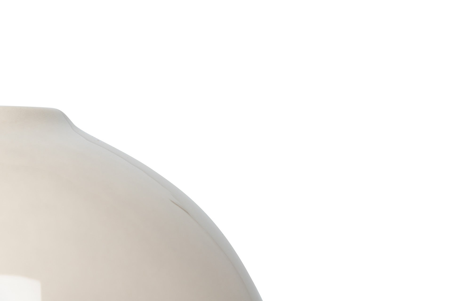 Florero ceramica beige blanco 21x21x40 cm