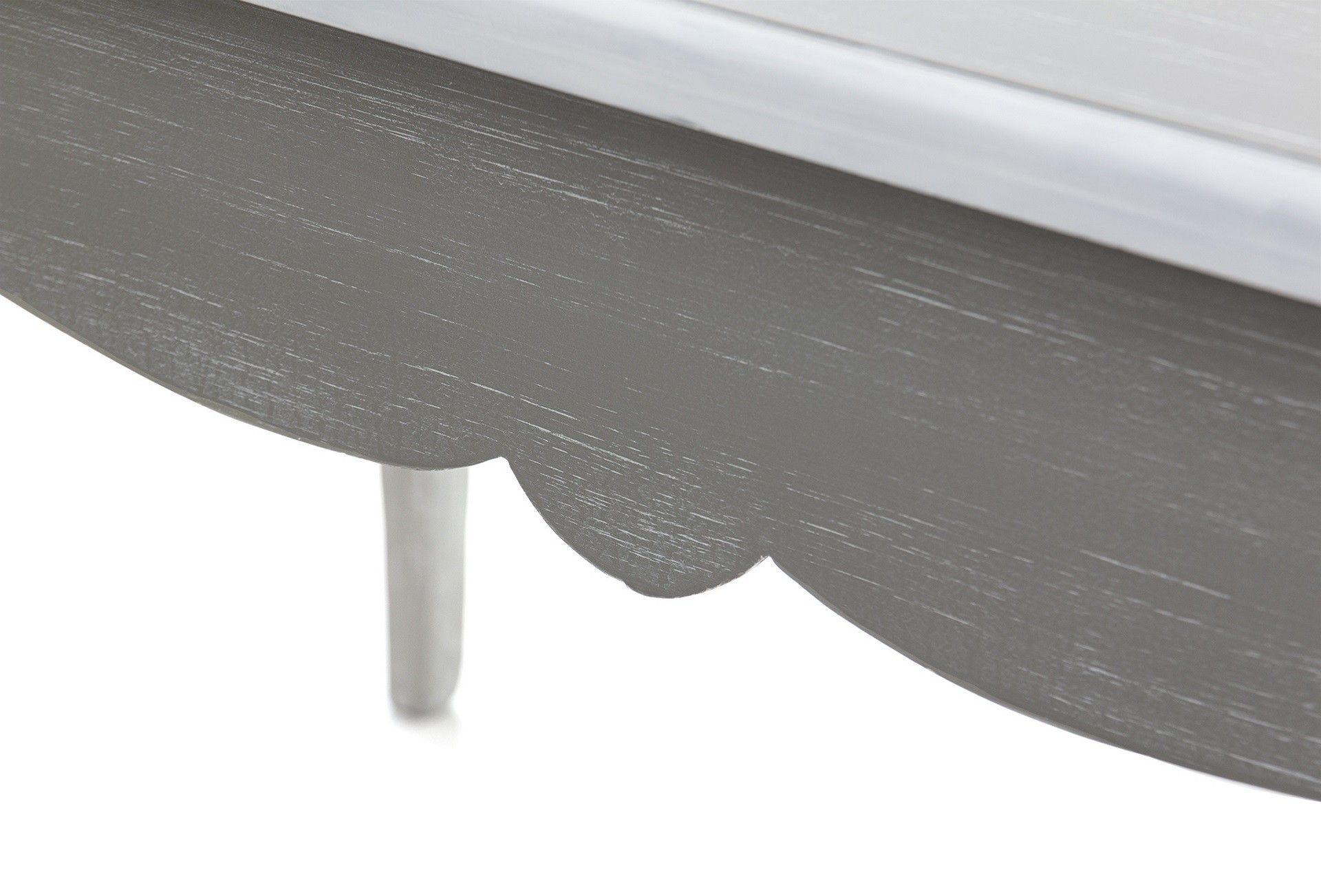 Mesa comedor madera gris blanco 180x90x80 cm
