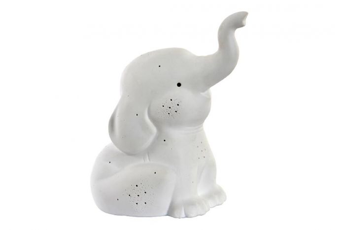Lampara Sobremesa Porcelana 19,5X13X22 Elefante