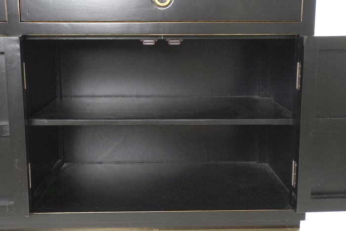 Buffet Alamo Metal 150X50X80 42 Lacado Negro