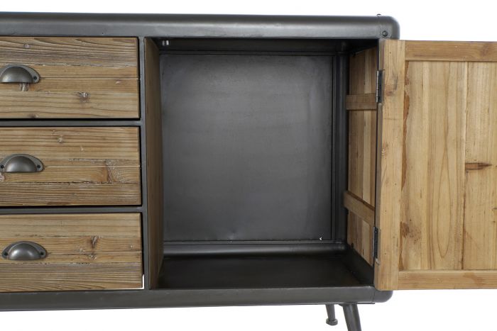 Buffet Abeto Metal 144X45X75 10 Natural