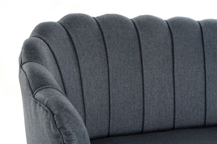 Sofa Poliester Metal 130X77X83 Azul