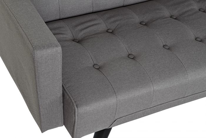 Sofa Cama Poliester Madera 190X75X75 Gris