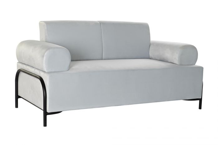 Sofa Poliester Metal 154X76X76 Azul Celeste
