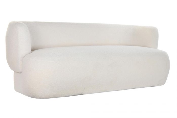 Sofa Poliester 193X80X73 Borreguito Blanco