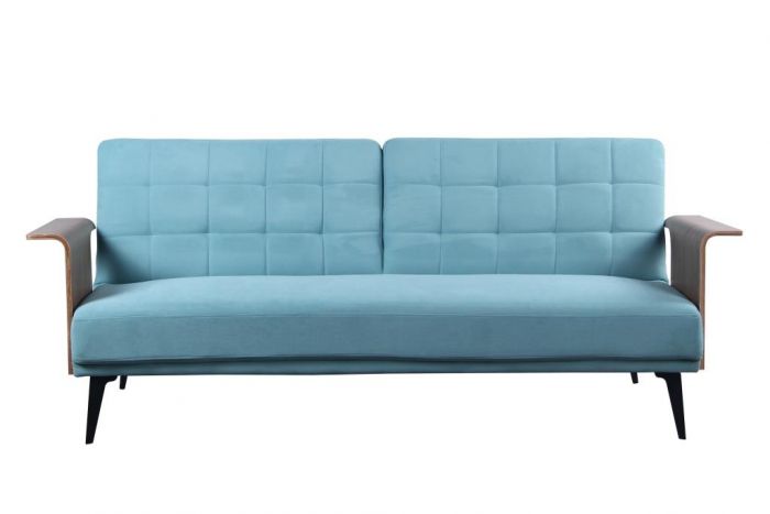 Sofa Cama Eucalipto Metal 203X87X81 Verde Menta