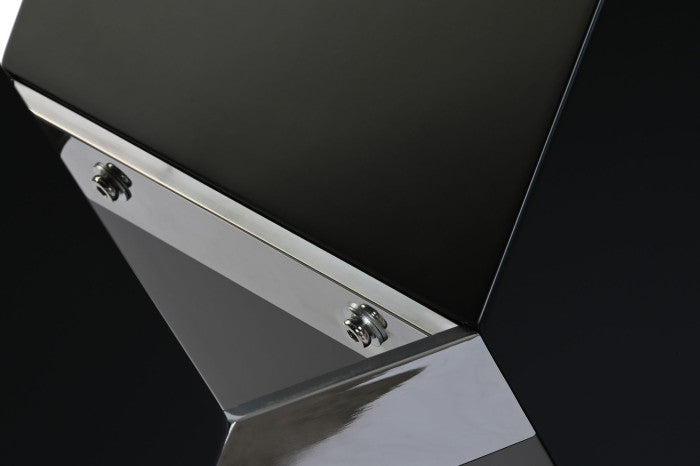 Mesa Comedor Cristal Templado Mdf 180X90X76 Negro