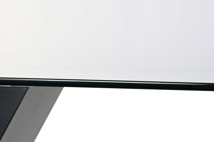 Mesa Comedor Cristal Templado Mdf 180X90X76 Negro