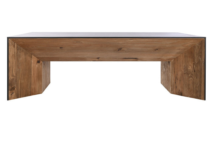 Mesa Centro Madera Reciclada Pino 135X75X45 Marron